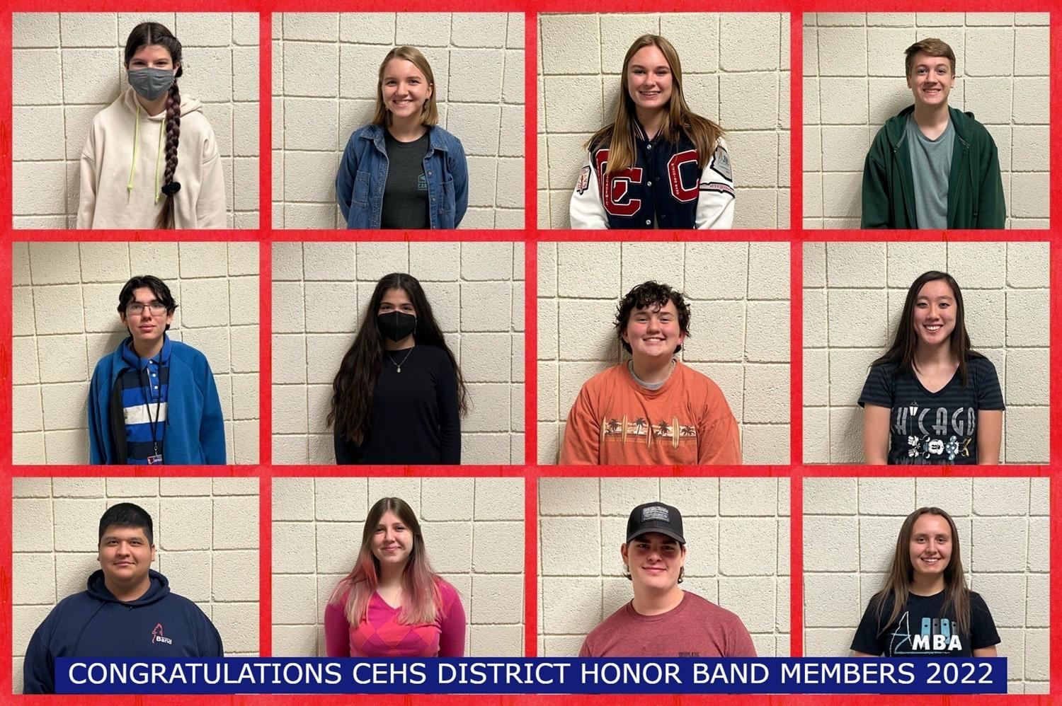 Centennial Honor Band Members 22
